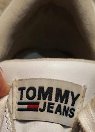 Оригинал.фирменные,стильные,кожаные кроссовки tommy hilfiger jeans4 фото