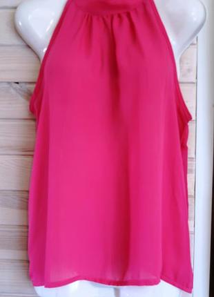 Стильная нарядная шифоновая майка блуза