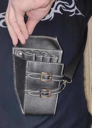 Новая профи спец сумка сумочка дваль кобура парикмахерская для ножницы dewal.7 фото