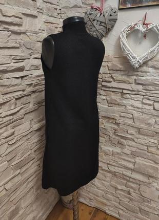 Винтажнное стильное чёрное люрэксом платье калоборация river island & charlotte halton4 фото