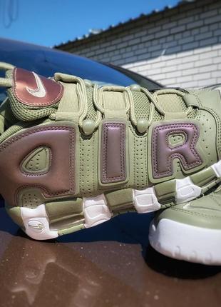 Кроссовки nike air more uptempo green benzo