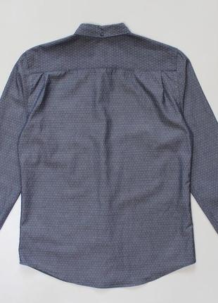Хороша (злегка приталена) сорочка з дрібним мульти-принтом від red herring6 фото