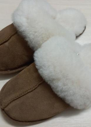 Тапочки домашние осень-зима замш овчина жен38-38.5р.ugg aвстрии8 фото