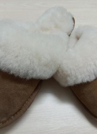 Тапочки домашние осень-зима замш овчина жен38-38.5р.ugg aвстрии2 фото