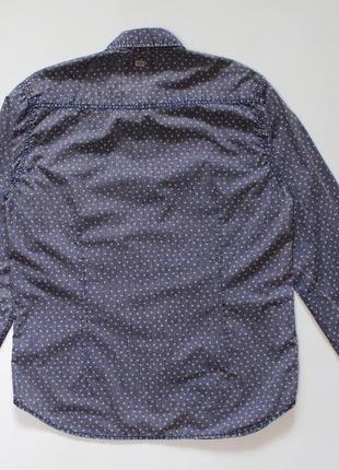 Непрерывная приталенная джинсовая рубашка с washed - эффектом от petrol industries8 фото