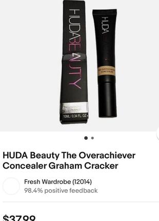 Консилер huda beauty the overachiever concealer3 фото