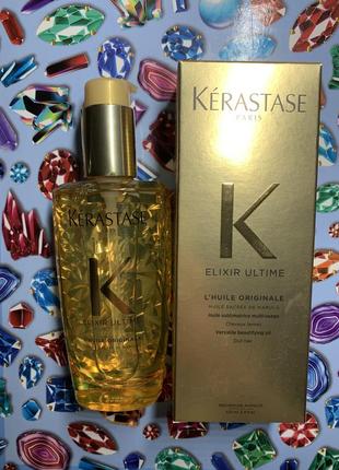 Универсальное термозащитное масло kerastase elixir ultime l’huile originale 100 мл