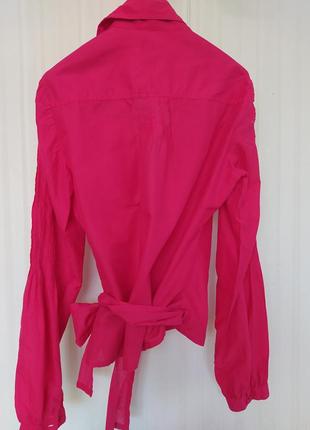 Яркая блуза цвета фуксии2 фото