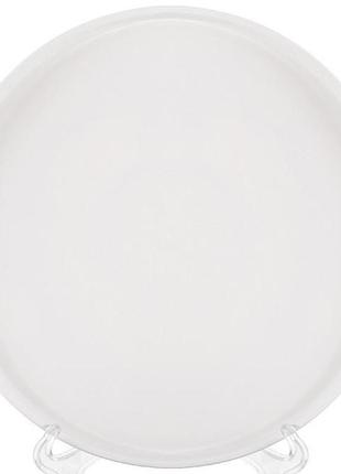Тарілка обідня white city, набір 2 тарілки ø 28 см, біла порцеляна