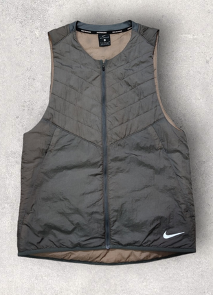 Оригинальная мужская жилетка для бега nike aerolayer insulated