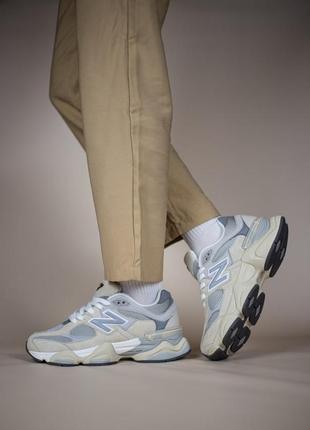 Стильные женские кроссовки для спорта и повседневного использования, new balance 9060 beige grey6 фото