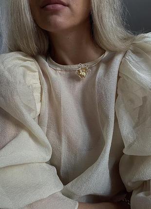 Чокер з квіткою5 фото