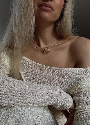 Чокер з квіткою6 фото