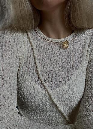 Чокер з квіткою8 фото