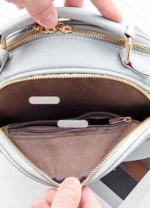 Жіноча стильна міні сумочка помадка, маленька модна сумка для дівчини через плече7 фото