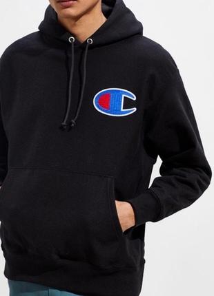 Худи champion hoodie logo новая 