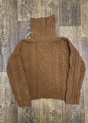 Классный теплый свитер с высоким воротничком primark