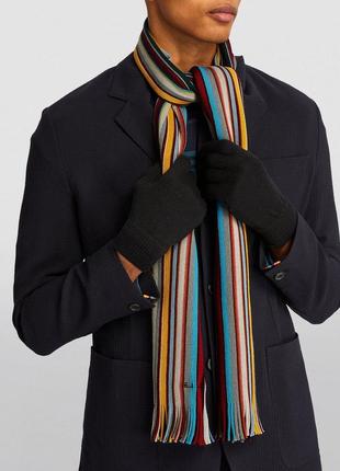 Новий чоловічий двосторонній шарф paul smith1 фото