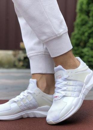 Крутые женские белые кроссовки adidas2 фото