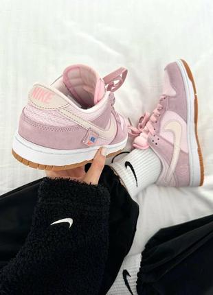 Nike sb dunk  teddy bear pink2 фото