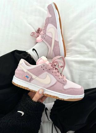 Nike sb dunk  teddy bear pink4 фото