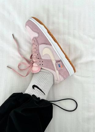 Nike sb dunk  teddy bear pink6 фото