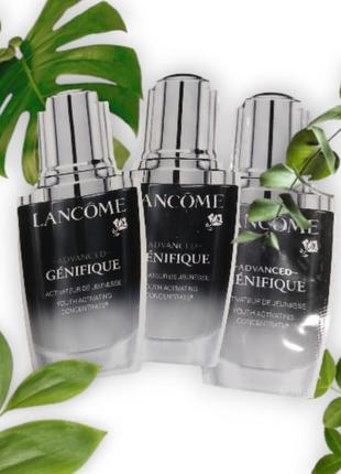 Удосконалена сироватка-активатор молодості шкіри lancome advanced génifique 1 ml. тестер.