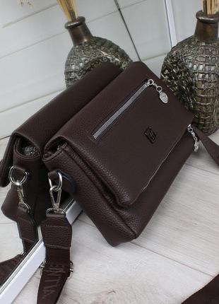 Сумка сумочка на магнитные с карманами, клатч кросс-боди кросс боди10 фото