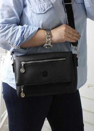 Сумка сумочка на магнитные с карманами, клатч кросс-боди кросс боди4 фото