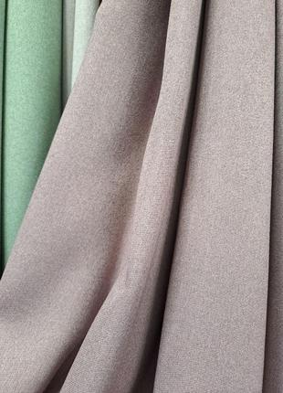 Однотонная шерстяная портьерная ткань для штор wool leon