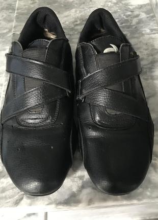 Ix-chel  чёрные кроссовки сникерсы на липучках р 35.5 - 36