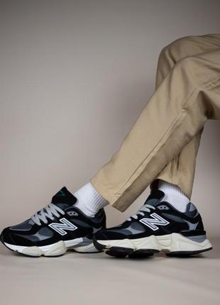 Стильные женские кроссовки для спорта и повседневного использования, new balance 9060 black grey9 фото