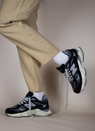 Стильные женские кроссовки для спорта и повседневного использования, new balance 9060 black grey8 фото