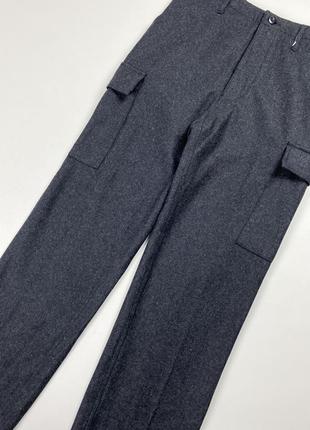 Винтажные мужские шерстяные карго брюки vintage workwear cargo5 фото