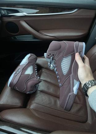 Кроссовки nike air jordan 5 bordo5 фото