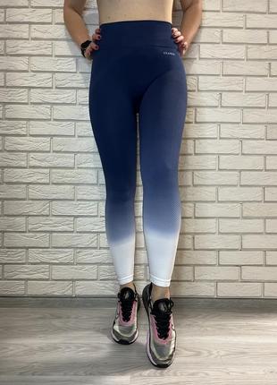 Женские лосины леггинсы тайтсы usa pro core seamless ombre leggings5 фото