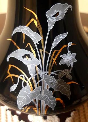 Чешская стеклянная ваза bochemia.4 фото