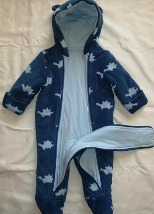 Человечик комбинезон на синтапоне на 0-3 месяца