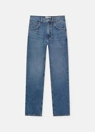 Джинсы vintage fade straight fit jeans - pull &amp; bear - 30 размер3 фото