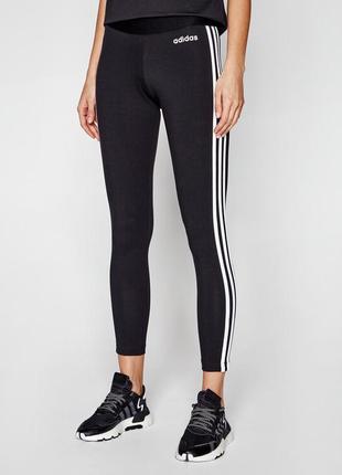 Женские лосины леггинсы тайтсы adidas leggings essentials 3-stripes dp2389