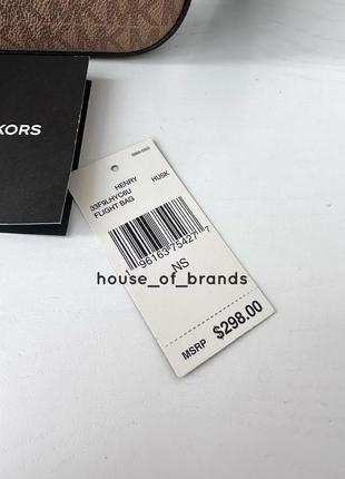 Michael kors henry logo flight bag мужская брендовая сумочка сумка кроссбоди мессенджер оригинал мишель корс майкл корс на подарок мужу подарок парню8 фото