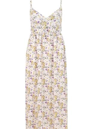 Брендове плаття максі "boohoo" у дрібний квітковий принт. розмір uk10/eur38.3 фото