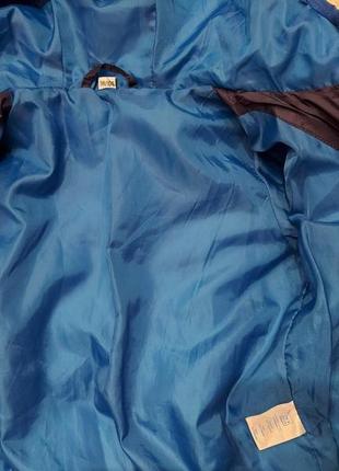 Дутая синяя курточка, стеганая куртка4 фото