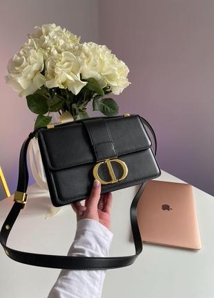 Сумка christian dior 30 montaigne bag black box calfskin4 фото