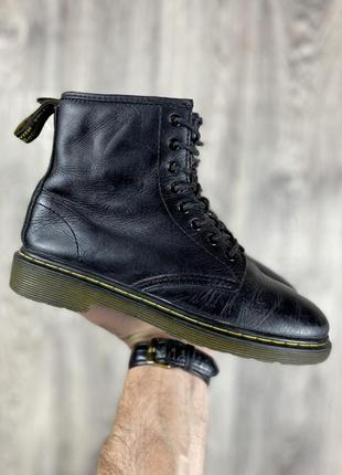 Dr.martens ботинки 34 размер детские кожаные чёрные оригинал