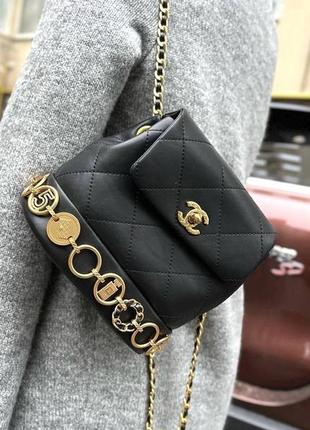 Сумка рюкзак у стилі chanel