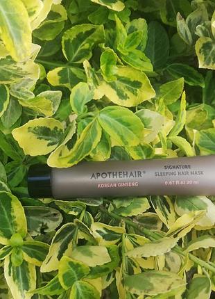 Нічна маска для волосся scapes apothehair