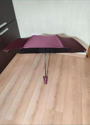 Зонт зонта мужской женский антиветер xiaomi 12 спиц черный розовый бордовый4 фото