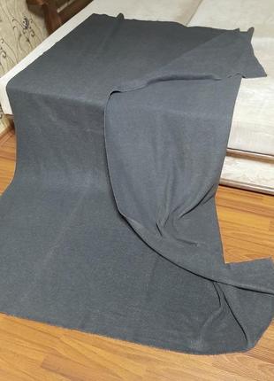 Флисовый плед однотонный,серого цвета, тканная плотная 
размер 160×195см2 фото