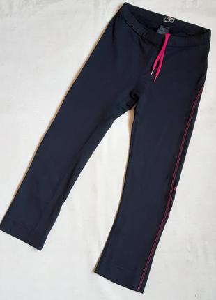 Штаны h&m sport швеция спортивные черные легинсы капри размер xs1 фото